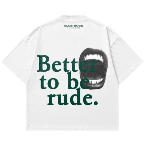 T-SHIRT RUDE WHITE