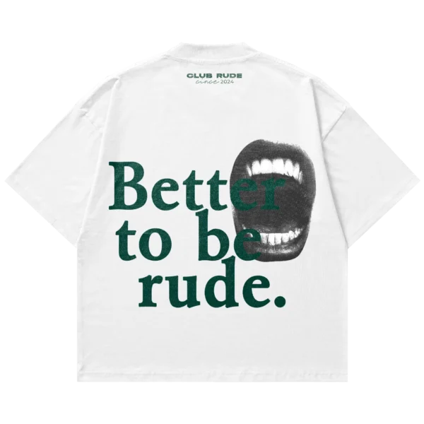 T-SHIRT RUDE WHITE