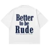 T-SHIRT RUDE WHITE