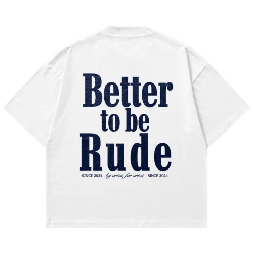 T-SHIRT RUDE WHITE