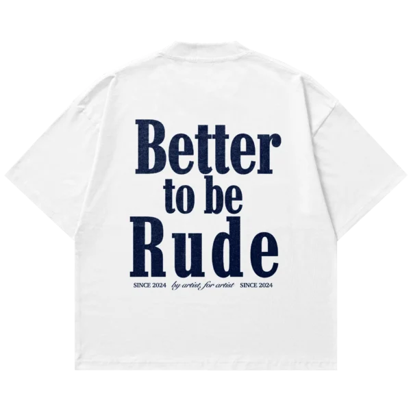 T-SHIRT RUDE WHITE