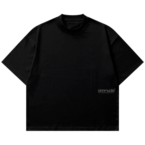 negra anverso_ hombre T-Shirt Rude